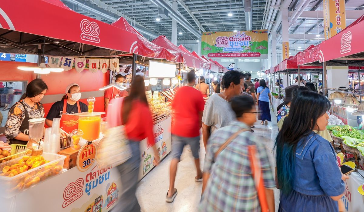 โก โฮลเซลล์ เดินหน้า “ตลาดนัดชุมชนเพื่อคนท้องถิ่น” ปี 3 หนุนผู้ประกอบการชุมชน สร้างรายได้
