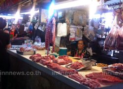 ตลาดขายหมูเกินราคาแนะนำของพาณิชย์