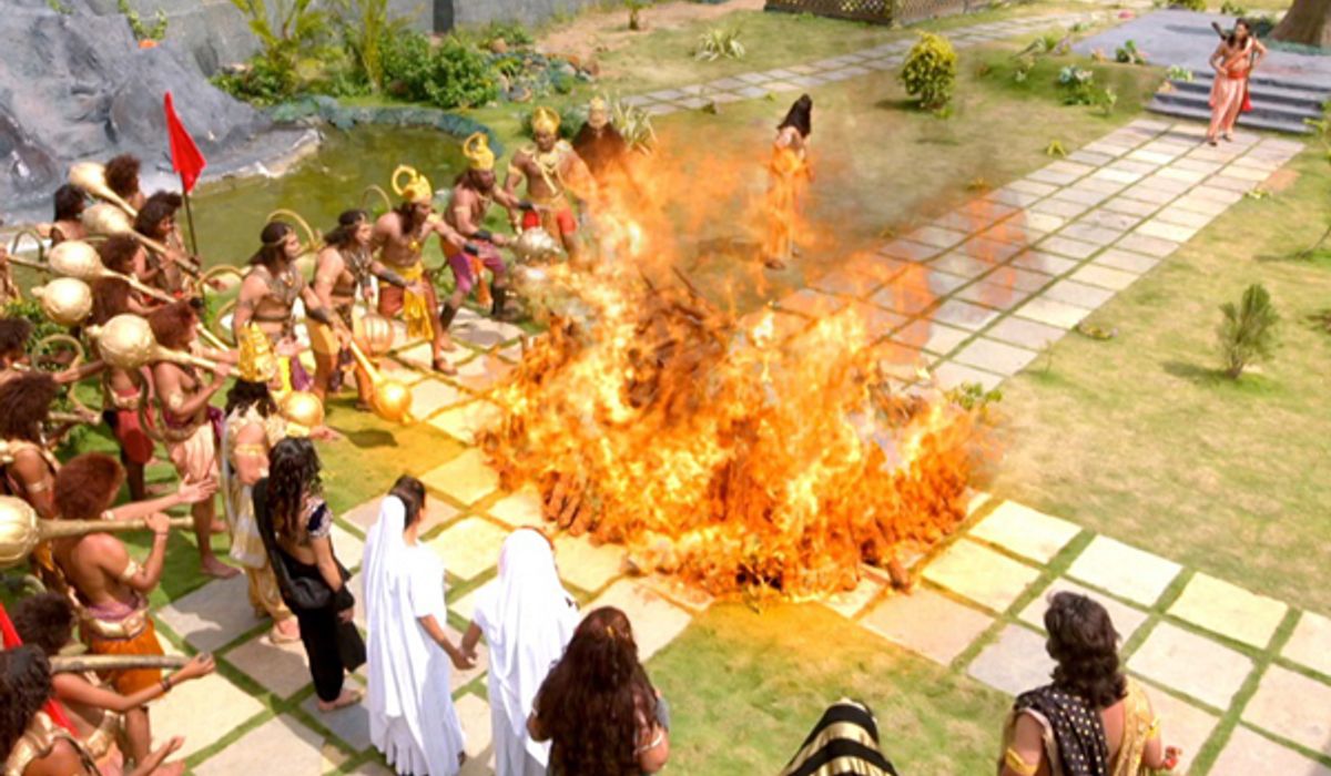 สุดเศร้า! สีดา ลุยไฟพิสูจน์รักแท้ "สีดาราม ศึกรักมหาลงกา"