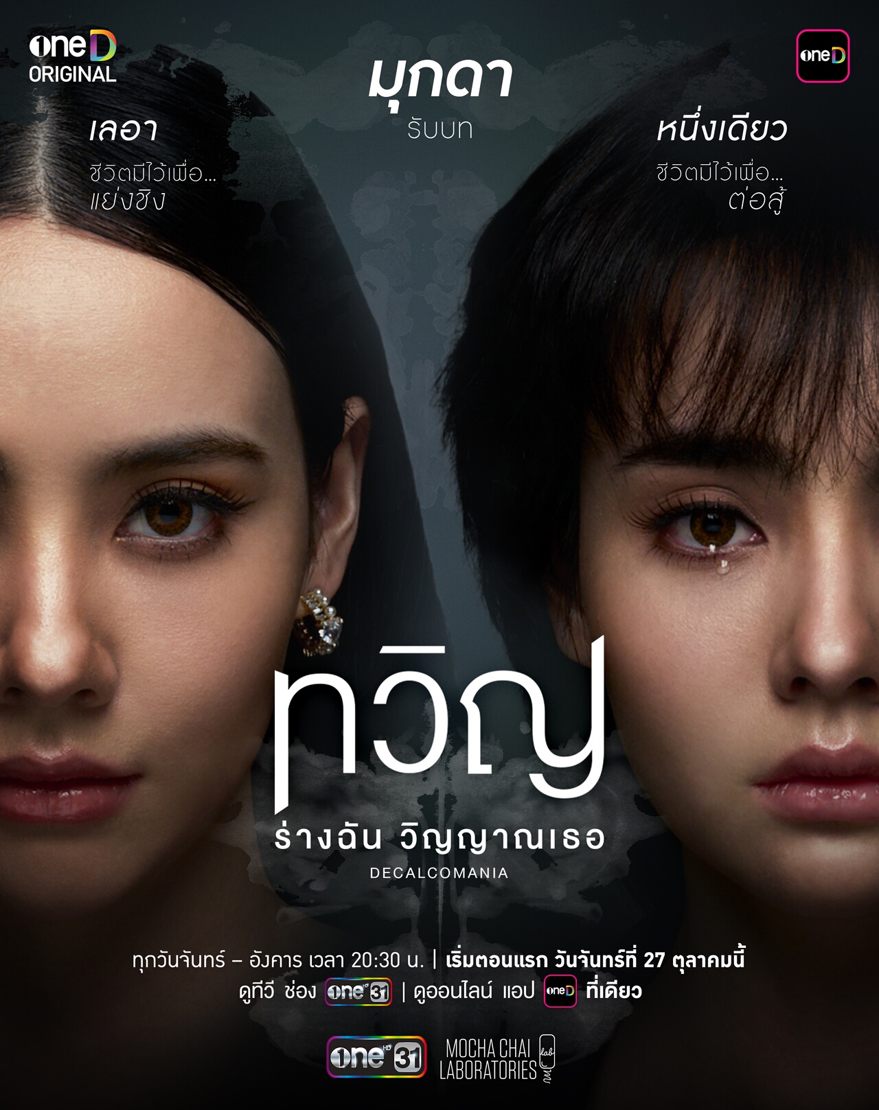 เรื่องย่อ ทวิญ ร่างฉัน วิญญาณเธอ Decalcomania (2025) ซีรีส์ดราม่าเหนือธรรมชาติ