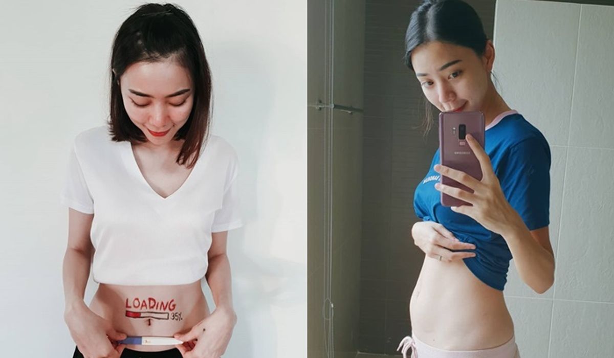 "นิวเคลียร์ หรรษา" เปิดเสื้อโชว์ท้อง 4 เดือน เริ่มเห็นชัด