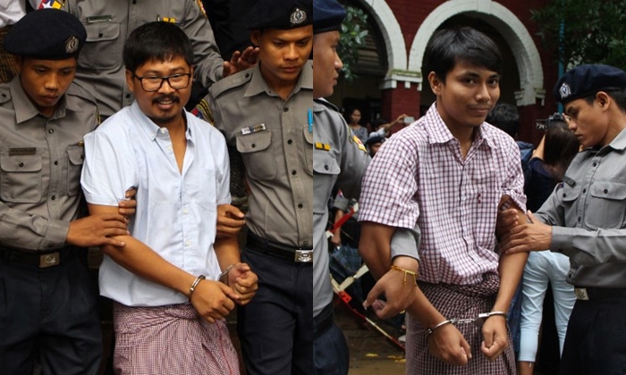 ศาลเมียนมาสั่ง "ขังคุก 7 ปี" 2 นักข่าวเปิดโปงทหาร ฆ่าล้างเผ่าพันธุ์โรฮิงญา