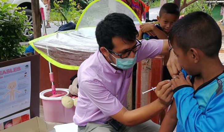 เดินหน้ามาตรการ 323 "สยบโรคหัด" เร่งค้นหาผู้สัมผัสผู้ป่วยให้วัคซีนป้องกัน