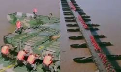 26 นาที มหัศจรรย์ ช่วงเวลาเสกสะพานโป๊ะข้ามแม่น้ำแยงซีของทหารจีน