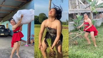 สุดปังสนั่น TikTok หางเครื่องยุคโควิด ทำนาทำสวนหน้าผมจัดเต็ม ไม่เลือกงาน ไม่ยากจน