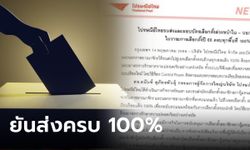 ไปรษณีย์ไทย ยืนยัน ส่งบัตรเลือกตั้งล่วงหน้าใน-นอกราชอาณาจักร ครบ 100%