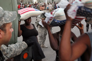 อาชญากรระบาดทั่วเฮติ ออกปล้นของบริจาค