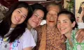 "อ้อม พิยดา" พาน้องสาวและลูกสาว เยี่ยมคุณชวดวัย 99 ปี โมเมนต์น่ารักอบอุ่นมาก