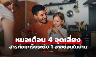 สารก่อมะเร็งระดับ 1 อาจซ่อนในบ้าน! หมอเตือน 4 จุดเสี่ยง ร่างกายย่อยไม่ได้