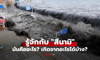 "สึนามิ" คืออะไร? เกิดจากสาเหตุอะไรได้บ้าง?