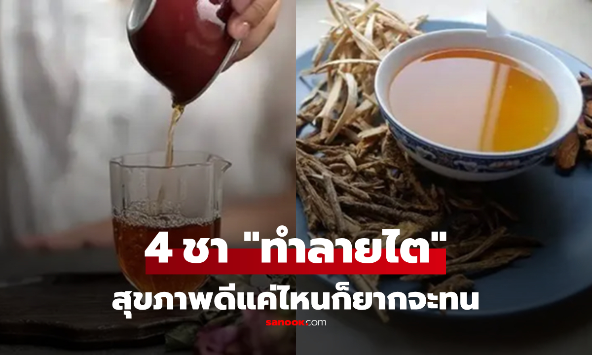 เตือนแล้วนะ! ชา 4 ชนิด “ทำลายไต” แบบเงียบๆ สุขภาพดีแค่ไหนก็รับไม่ไหว
