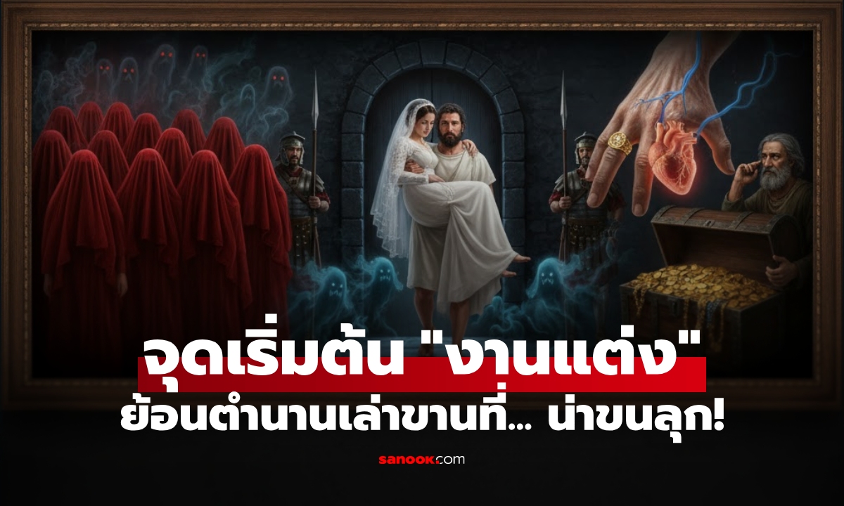 ขนลุก! เปิดตำนานลับ "งานแต่ง" เบื้องหลังพิธีกรรมโรแมนติก จุดเริ่มต้นคือความเชื่อโบราณ