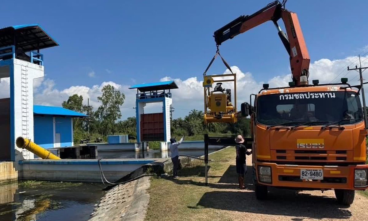 "กรมชลประทาน" สั่งเฝ้าระวังและเตรียมเครื่องจักรรับมือฝนหนักภาคใต้ 11–15 ธ.ค.นี้