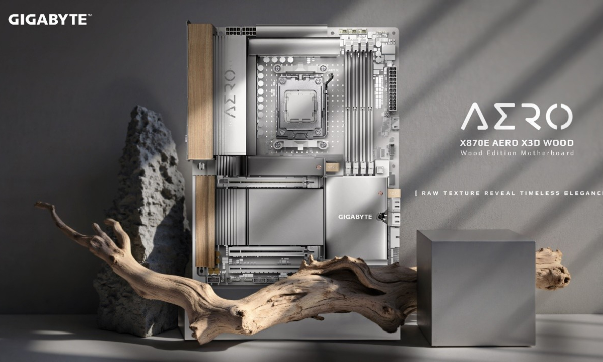 X870E AERO X3D WOOD นิยามใหม่ของเมนบอร์ด เมื่อพื้นผิวจากธรรมชาติ ผสานเสน่ห์ความสง่างามเหนือกาลเวลา