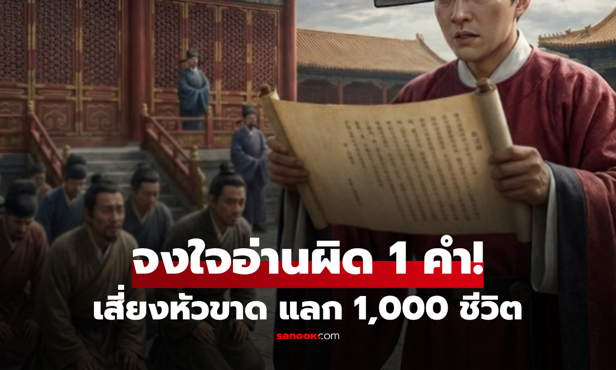 ย้อนชะตากรรม "ขันทีหัวใจพระโพธิสัตว์" จงใจอ่านราชโองการ "ผิด 1 คำ" ช่วยชีวิตคนนับพัน!
