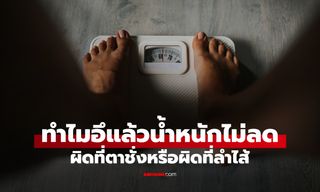 ทำไมเข้าห้องน้ำ "ถ่ายหนัก" แต่น้ำหนักไม่ลดลงเลย? ผิดที่ตาชั่งหรือผิดที่ลำไส้