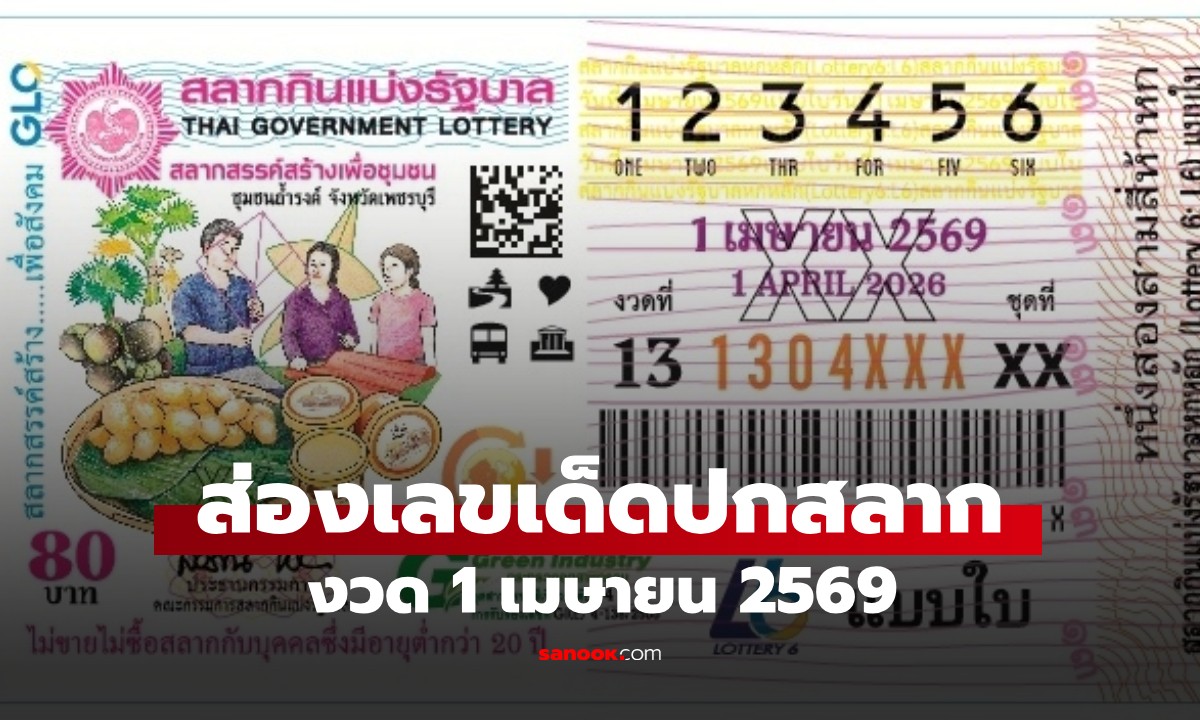 แปลปกสลากกินแบ่งรัฐบาล งวด 1 เมษายน 2569: วิถีชุมชนบ้านถ้ำรงค์ จ.เพชรบุรี