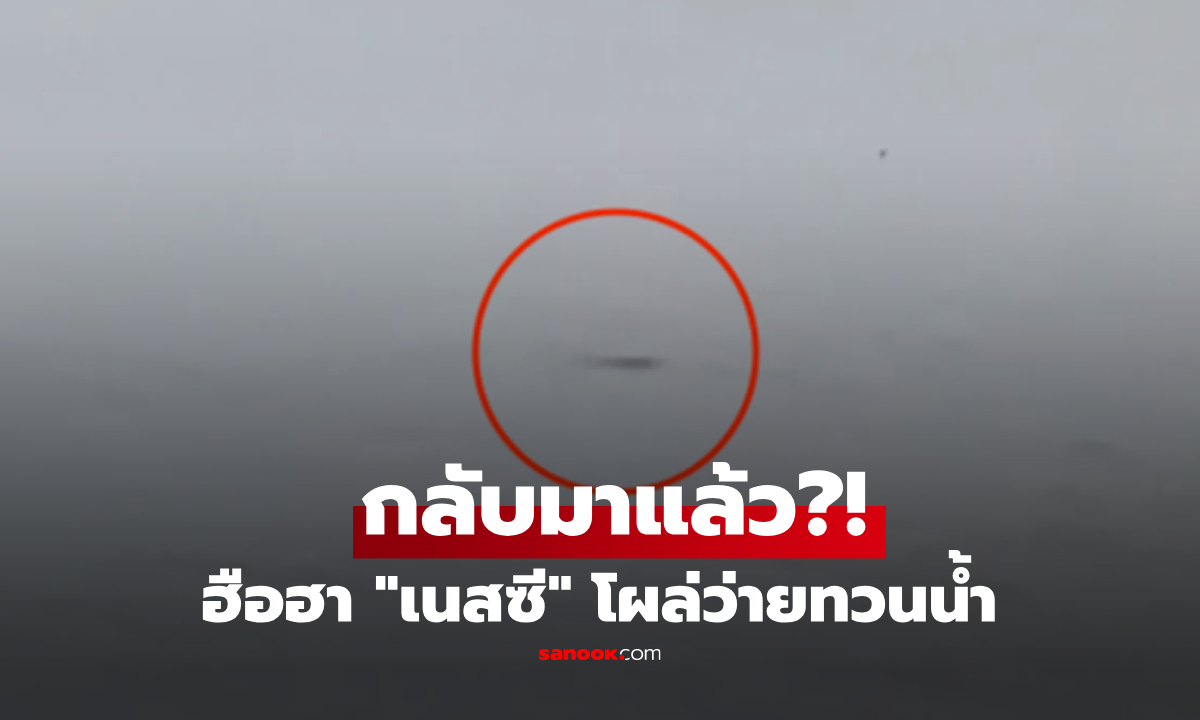 อาถรรพ์หรือของจริง? เนสซีปรากฏตัว 2 ครั้งซ้อน กล้องจับ "สิ่งปริศนา" แหวกว่ายทวนน้ำ