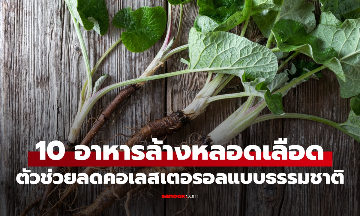 10 อาหาร "ล้างหลอดเลือด" ลดคอเลสเตอรอลแบบธรรมชาติ กินถูกวิธีหัวใจแข็งแรง