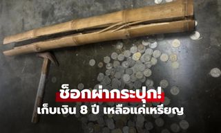 แบงก์หายไปไหน? อุทาหรณ์ "ไม้ไผ่นำโชค" ออมเงิน 8 ปีเหลือแค่เหรียญ ชี้ผู้ร้ายไม่ใช่ปลวก!!