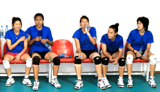 ข่าวกีฬา : ชมภาพชุด 7 นักวอลเลย์สาวไทยซ้อมร่วมทีม"อิกติซาดซิ บากู"ก่อนลุยศึกซีอีวีคัพ
