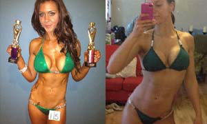ทหารหญิงอังกฤษชนะเลิศ หุ่นบิกินี่สวยสุดแชมป์เพาะกล้าม