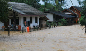 น้ำท่วมพัทลุงบางจุดสูง1ม. อุตุเตือนล่างนครศรีฯฝนหนัก