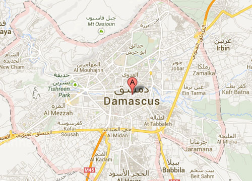 กองทัพซีเรียถูกโจมตีในดามัสกัสกบฏดับ62