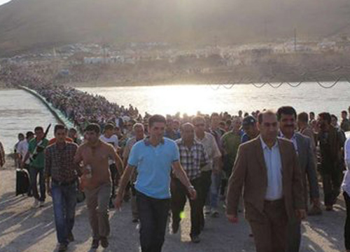 ผู้ลี้ภัยนับพันมุ่งเข้าอิรักเลี่ยงเหตุรุนแรงในซีเรีย