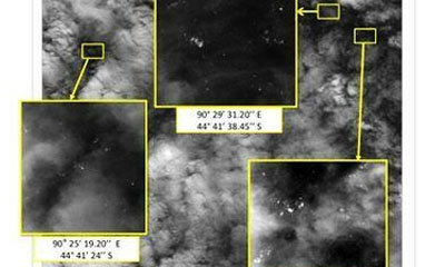 พบวัตถุ 122 ชิ้นในมหาสมุทรอินเดีย อาจโยง MH370