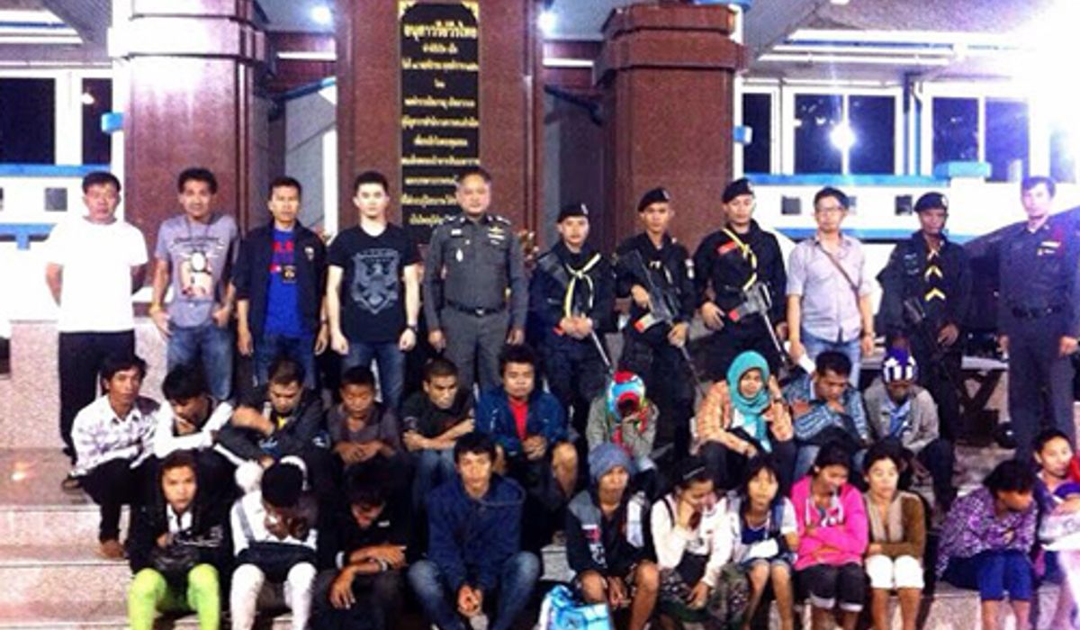 ตม.ตาก-ทหารจับบวนการขนแรงงานต่างด้าวเถื่อน