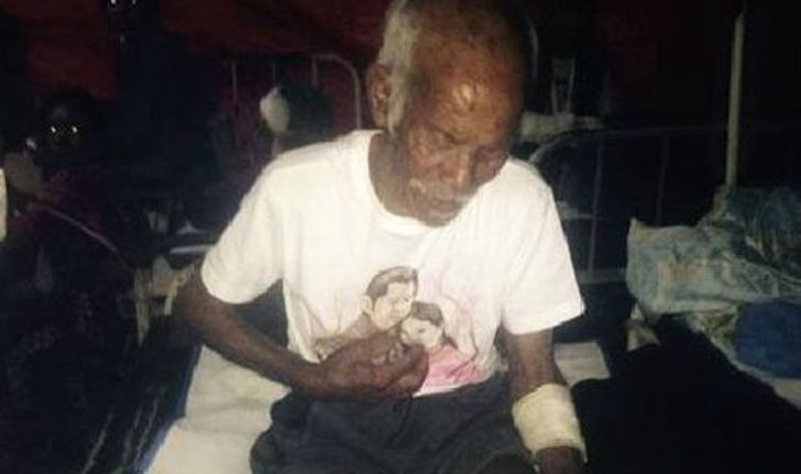 คุณปู่ 101 ปี รอดตายแผ่นดินไหวเนปาล ติดใต้ซาก 7 วัน