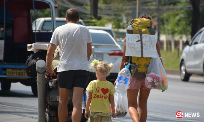 พ่อแม่ลูกฝรั่ง เดินเท้าเที่ยวจากหลีเป๊ะไปภูเก็ต ปลื้มน้ำใจคนไทย