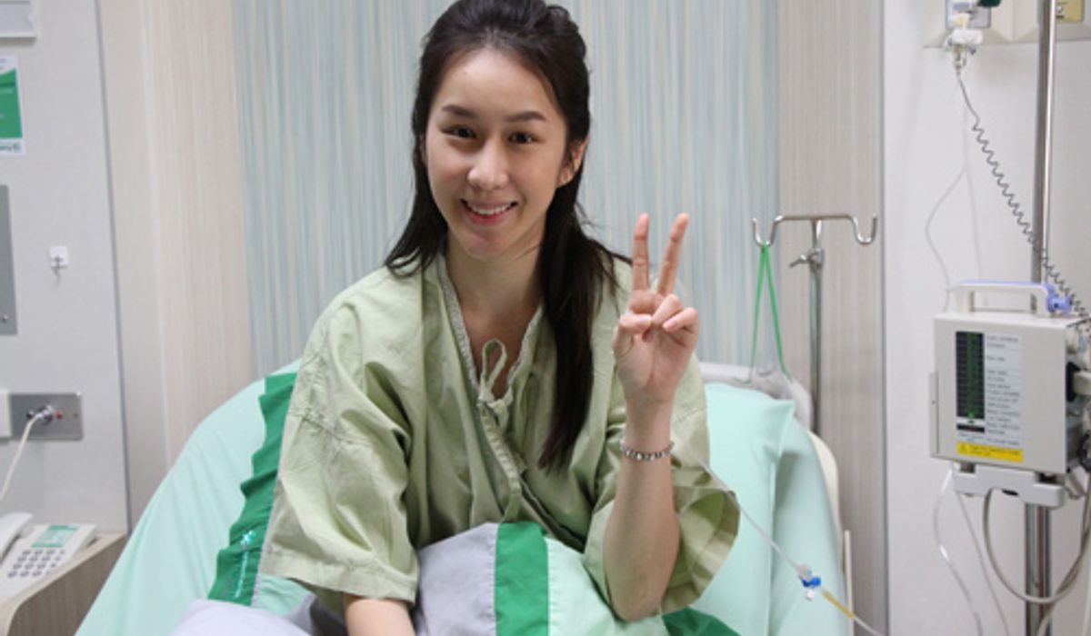 ฟ้าใส โดนหามส่งร.พ.ไข้ขึ้นสูง40องศา