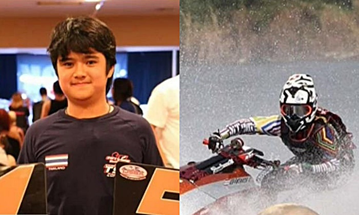 น้องคอปเตอร์ แชมป์โลกเจ็ทสกี วัย 14 ปี ถูกเจ็ทสกีชนดับ