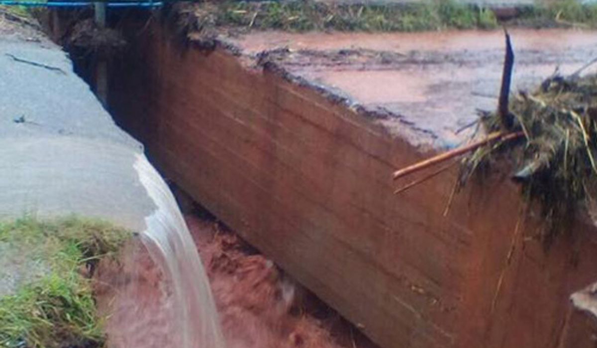 น่านฝนตกอีกทำน้ำท่วม-สะพานขาดในอ.แม่จริม