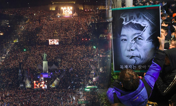 ชาวเกาหลีใต้ชุมนุมใหญ่ครั้งที่ 5 จี้ประธานาธิบดีหญิงลาออก
