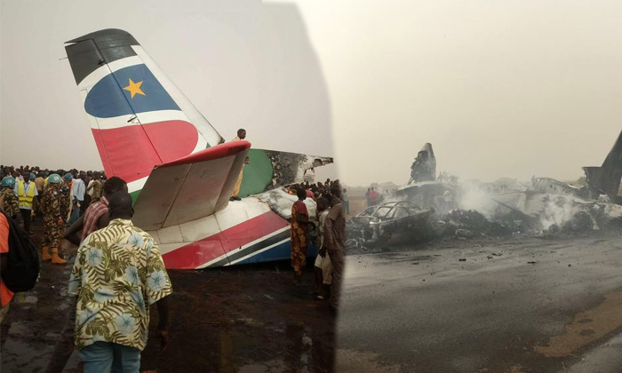 ระทึกเครื่องบินโดยสารตก ในซูดานคาดผู้โดยสาร -ลูกเรื่อเสียชีวิตหลายราย