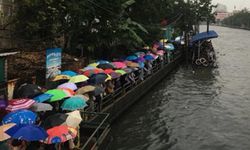 เรือแสนแสบงดให้บริการชั่วคราว หลังฝนตกระดับน้ำสูง