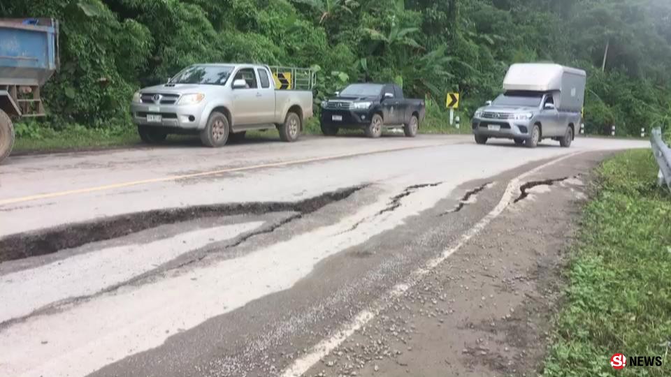 วิกฤตรอยแยก “โจ๊ะโหวะ” ทำถนนทรุดยาว 150 เมตร เตือน นทท.ระวังขึ้นภูทับเบิก  