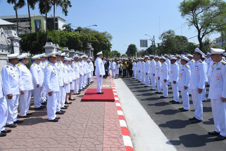 ซ้อมริ้วขบวนพระราชพิธี