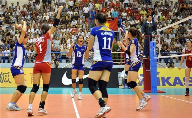 สาวไทยช็อคโลกวอลเลย์ถล่มจีน3-1