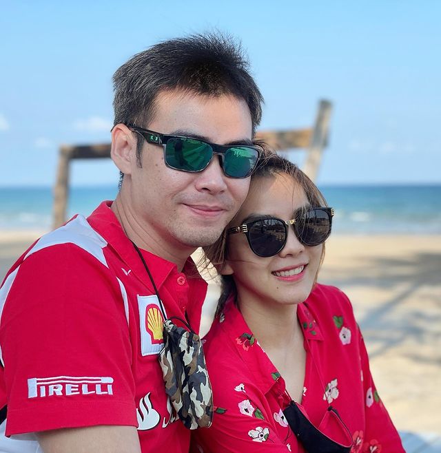 พั้นซ์ วรกาญจน์ กับสามี