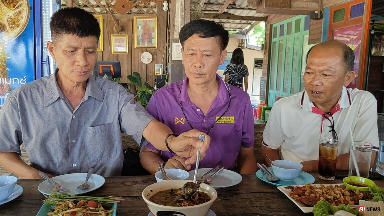 กรรณิการ์/พิษณุโลก/ชิมต้มยำอึ่งไข่ใบมะขามอ่อนฝนแรกของฤดูกาลหาทานยาก1ปีมีครั้งเดียว