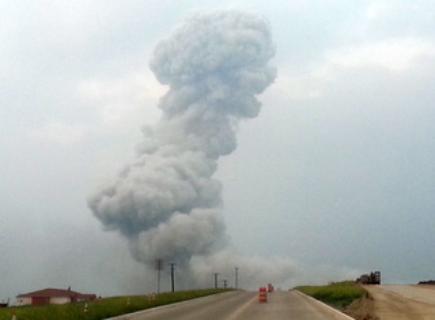 โรงงานปุ๋ยระเบิดที่เท็กซัส