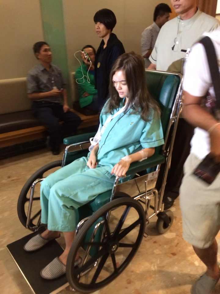 ไอซ์ ปรีชญา รถชน