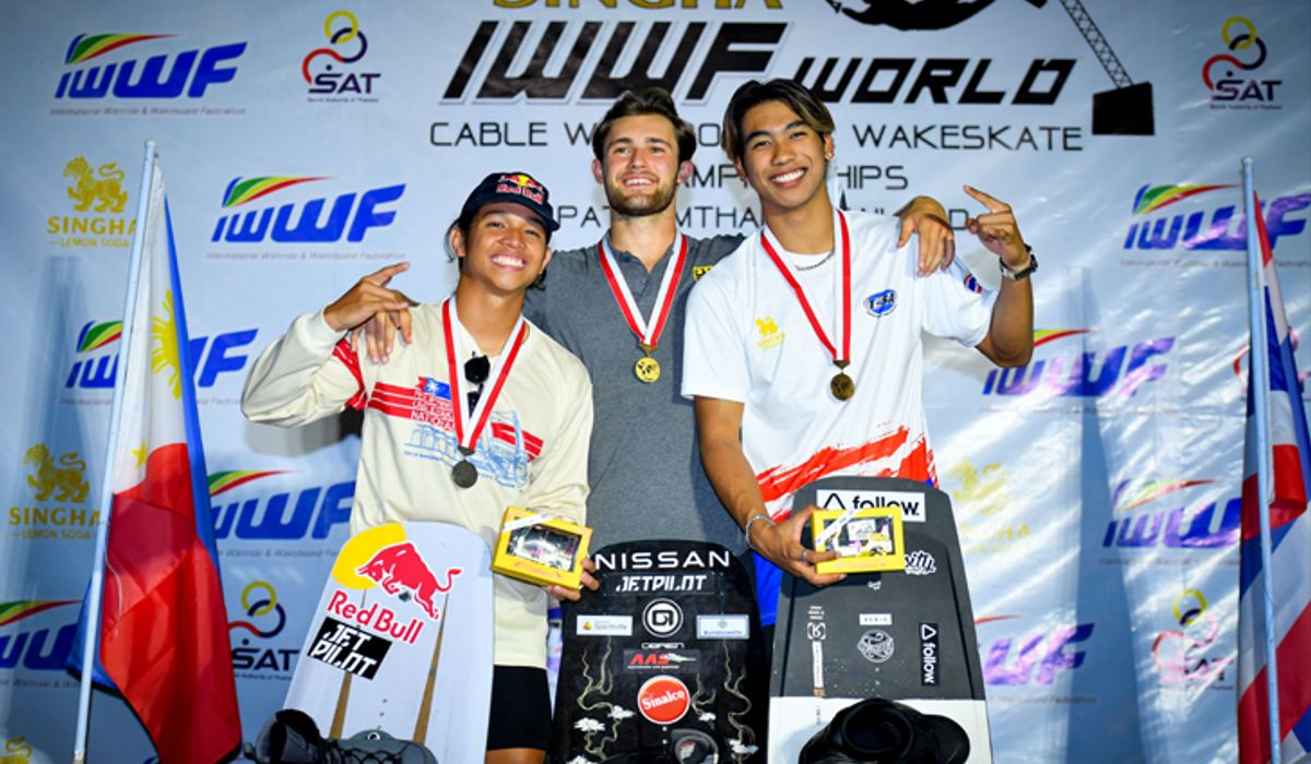 "พีรณัฐ" ซิวที่สามโลก รุ่นโอเพ่น ปิดฉากการแข่งขันเวคบอร์ด-เวคสเก็ต ชิงแชมป์โลก 2022