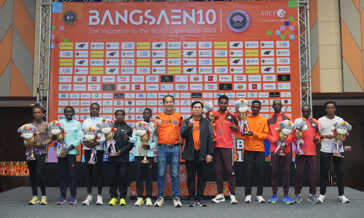 ทีมเอธิโอเปีย-เคนยาโค่นสถิติอาเซียน ครองแชมป์ บางแสน10-2025 "มังกร-พงศกร" นักวิ่งซีเกมส์คว้าแชมป์ชายไทย
