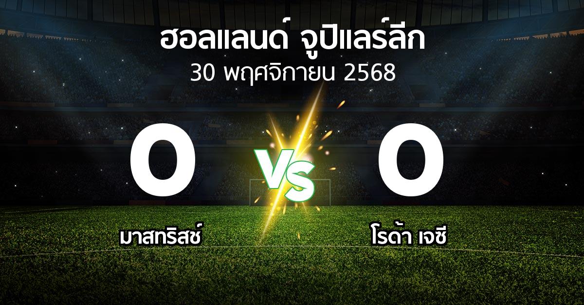 ผลบอล : เอ็มวีวี vs โรด้า เจซี (ฮอลแลนด์-จูปิแลร์ลีก 2025-2026)