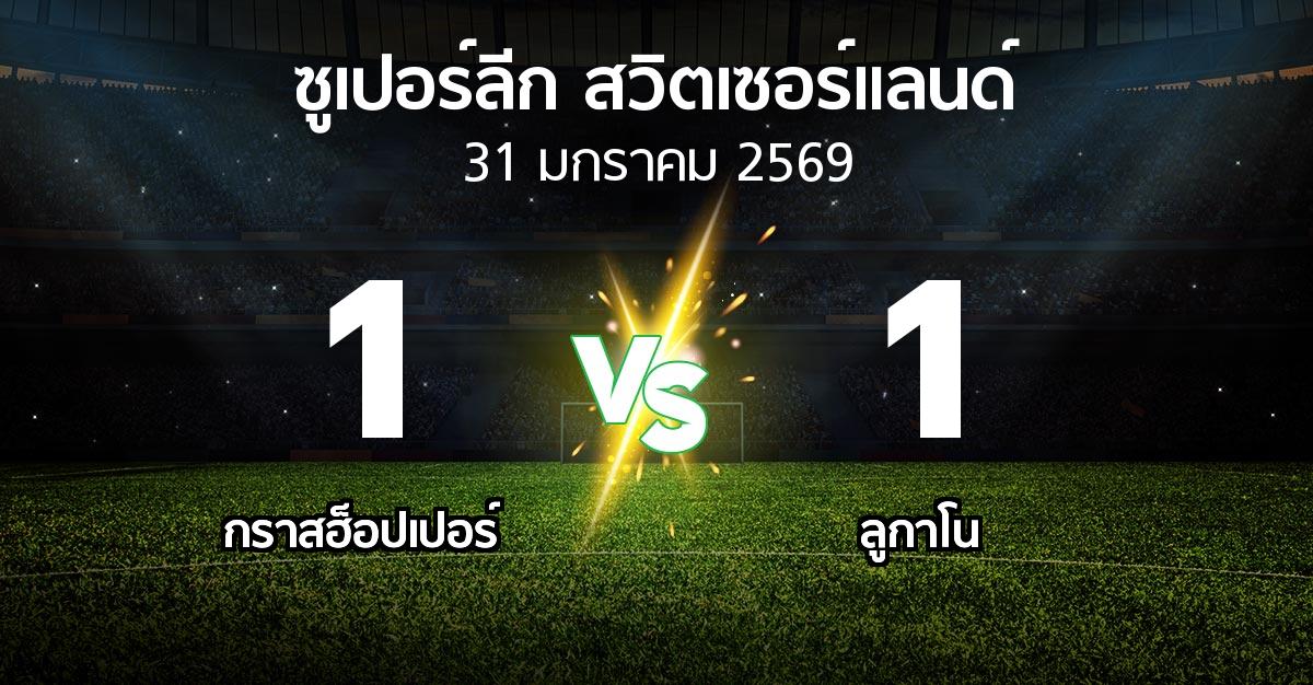 ผลบอล : กราสฮ็อปเปอร์ vs ลูกาโน (ซูเปอร์ลีก-สวิตเซอร์แลนด์ 2025-2026)